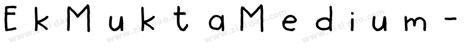 EkMuktaMedium-7vBD字体转换