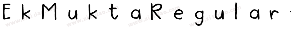EkMuktaRegular-mOLv字体转换