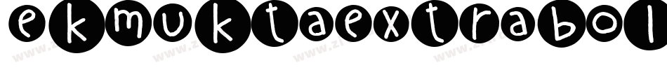 EkMuktaExtrabold-2YOX字体转换