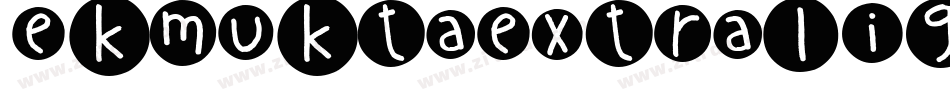 EkMuktaExtralight-vOmL字体转换