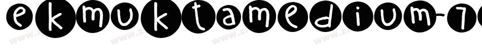 EkMuktaMedium-7vBD字体转换