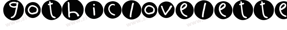 GothicLoveLetters-71eK字体转换