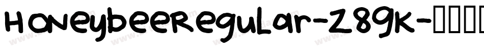 HoneybeeRegular-Z8GK字体转换
