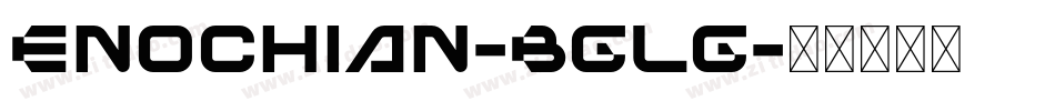 Enochian-BGlG字体转换