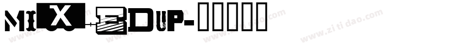 MIXEDUP字体转换