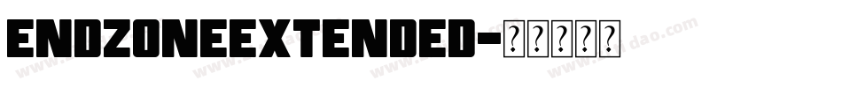 EndzoneExtended字体转换