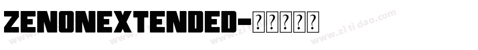 ZenonExtended字体转换