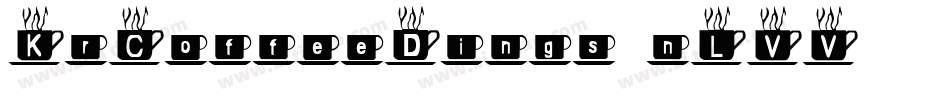 KrCoffeeDings-nLVV字体转换