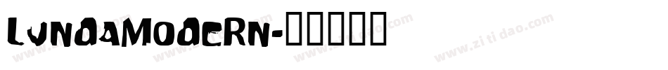 LundaModern字体转换