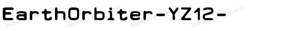 EarthOrbiter-YZ12字体转换