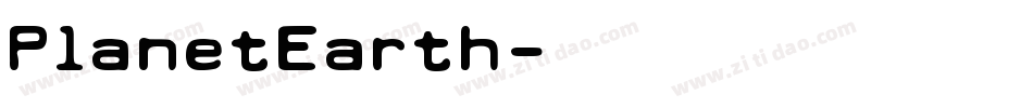 PlanetEarth字体转换