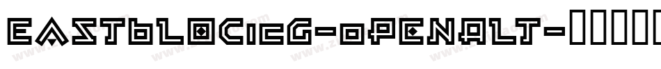 EastBlocICG-OpenAlt字体转换