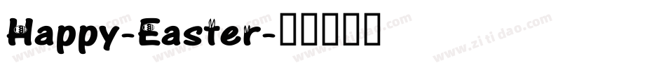 Happy-Easter字体转换