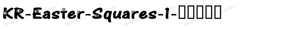KR-Easter-Squares-1字体转换