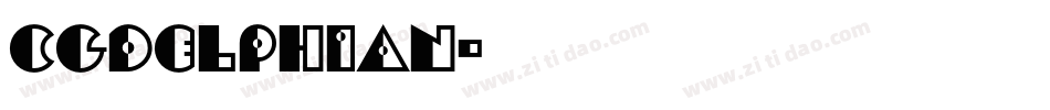 CgDelphian字体转换