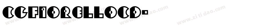 CgFiorelloCd字体转换