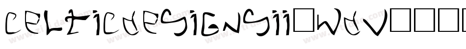 CelticDesignsIi-wdV2字体转换