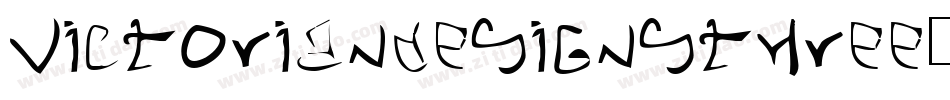 VictorianDesignsThree-mVMV字体转换