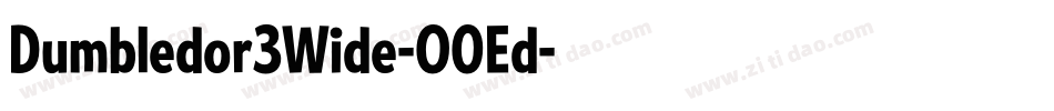 Dumbledor3Wide-0OEd字体转换