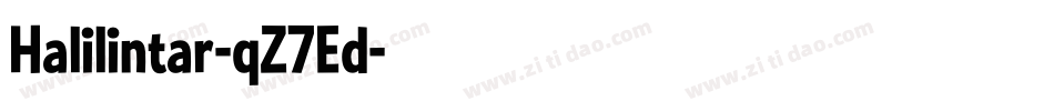 Halilintar-qZ7Ed字体转换