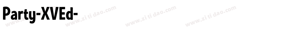 Party-XVEd字体转换