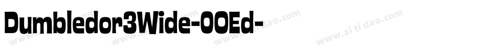 Dumbledor3Wide-0OEd字体转换