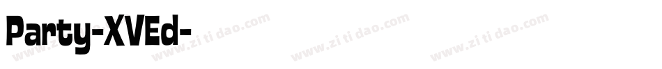 Party-XVEd字体转换