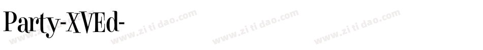 Party-XVEd字体转换