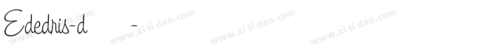 Ededris-d转换器字体转换