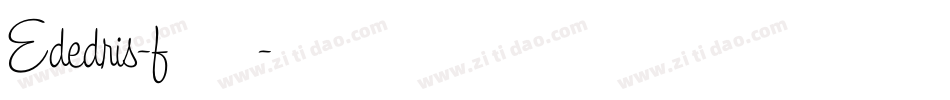 Ededris-f转换器字体转换