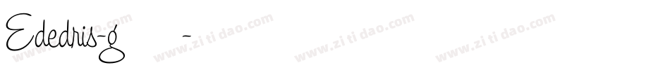 Ededris-g转换器字体转换