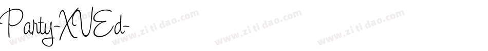 Party-XVEd字体转换