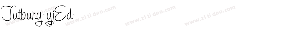 Tutbury-yjEd字体转换