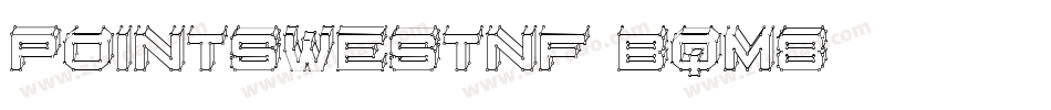 PointsWestNf-BqM8字体转换