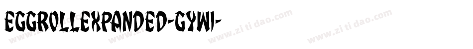 EggRollExpanded-gYw1字体转换