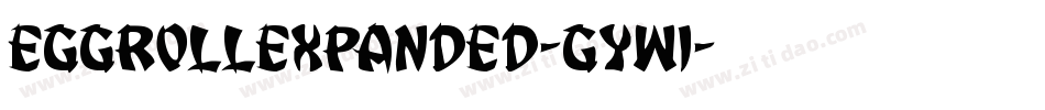 EggRollExpanded-gYw1字体转换