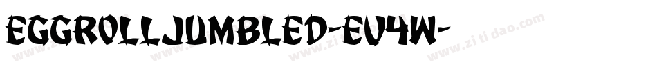 EggRollJumbled-Ev4W字体转换