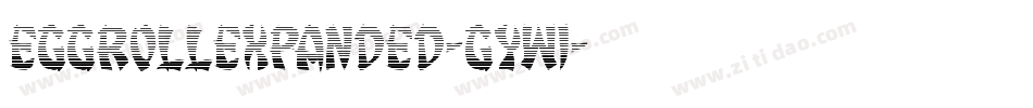 EggRollExpanded-gYw1字体转换