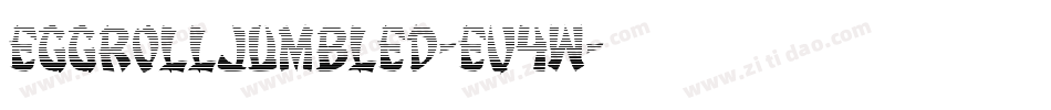 EggRollJumbled-Ev4W字体转换