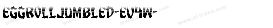 EggRollJumbled-Ev4W字体转换