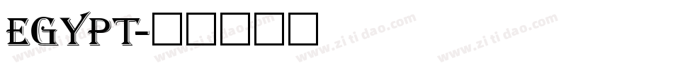 Egypt字体转换