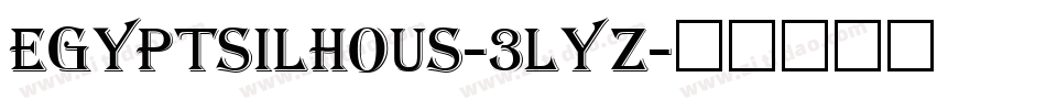 Egyptsilhous-3lYZ字体转换