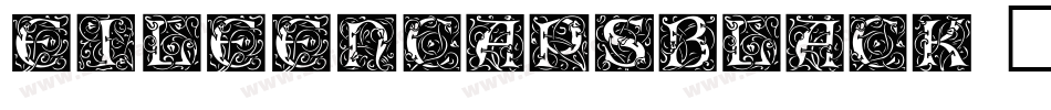 EileenCapsBlack字体转换