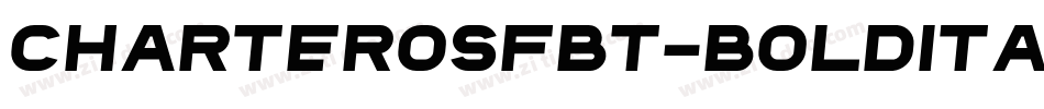 CharterOSFBT-BoldItalic字体转换