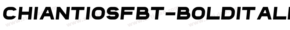 ChiantiOSFBT-BoldItalic字体转换