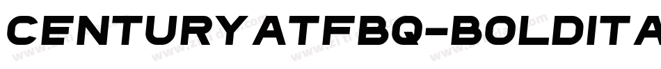 CenturyATFBQ-BoldItalic字体转换