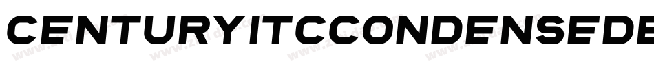 CenturyITCCondensedBQ-BoldItalic字体转换