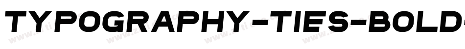 Typography-ties-Bold-Italic字体转换