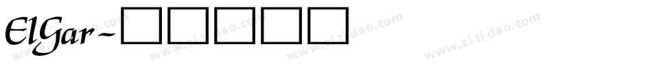 ElGar字体转换
