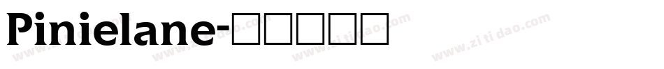 Pinielane字体转换